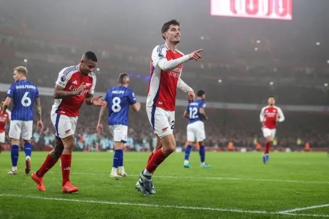 【英超】哈弗茨破门，阿森纳1比0伊普斯维奇